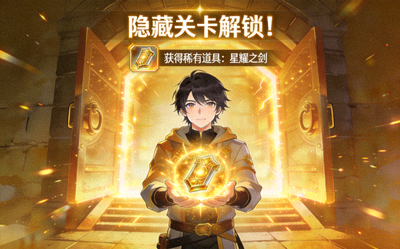 解锁隐藏关卡与稀有道具的游戏画面
