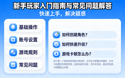 新手玩家入门指南与常见问题解答界面
